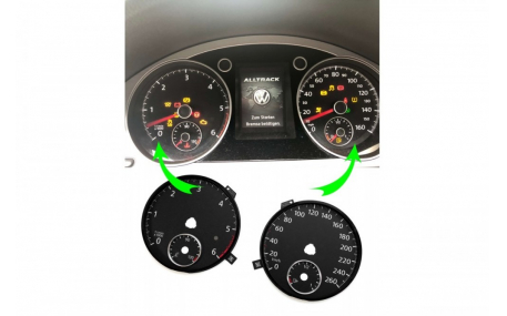 Шкалы приборов Volkswagen Passat B6