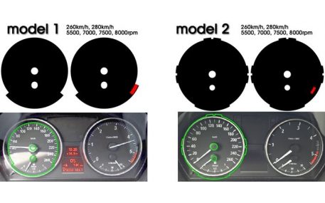 Шкалы приборов BMW 3 E90