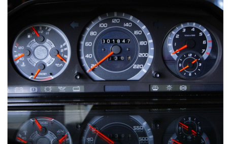 Шкалы приборов Mercedes E-class W124
