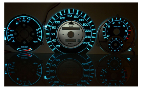 Шкалы приборов Mercedes E-class W124