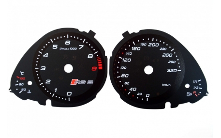 Шкалы приборов AUDI RS5