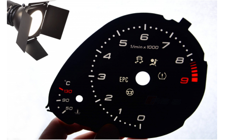 Шкалы приборов AUDI RS5