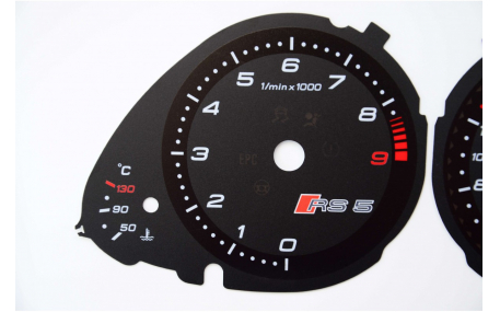 Шкалы приборов AUDI RS5
