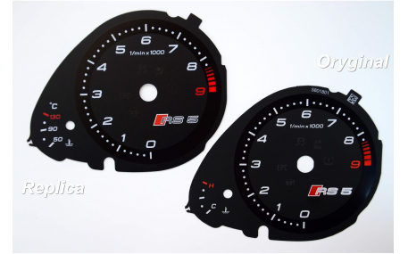 Шкалы приборов AUDI RS5