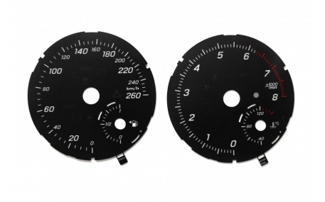 Шкалы приборов Mercedes