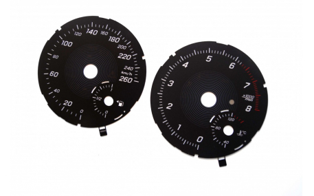 Шкалы приборов Mercedes