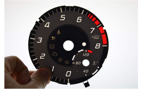 Шкалы приборов Mercedes A-class W176