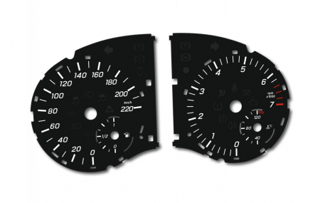 Шкалы приборов Mercedes Vito W447