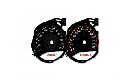 Шкалы приборов Mercedes