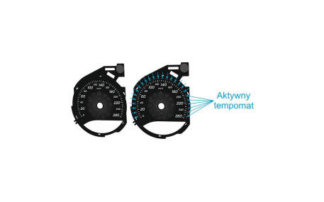 Шкалы приборов Mercedes