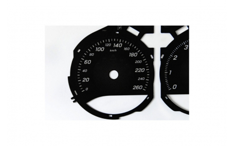 Шкалы приборов Mercedes