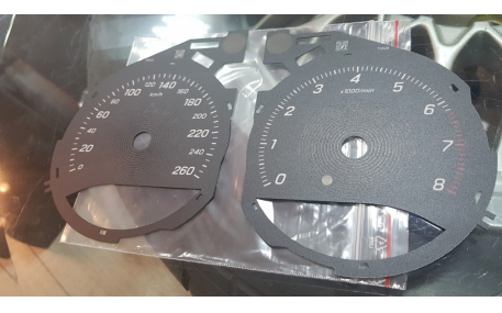 Шкалы приборов Mercedes