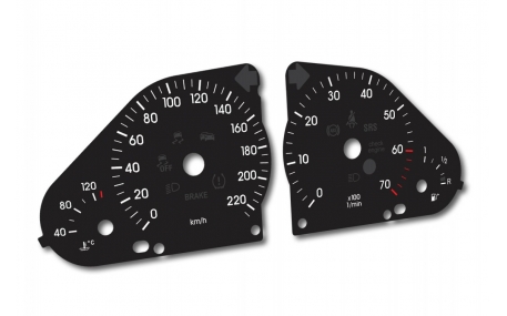 Шкалы приборов Mercedes G-class W463