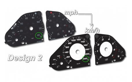 Шкалы приборов Mercedes G-class W463