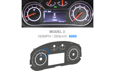 Шкалы приборов Opel Insignia