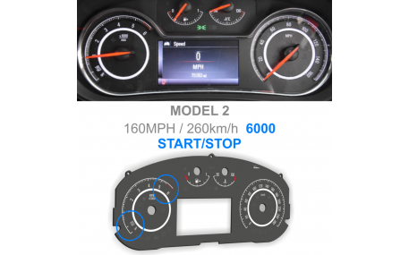 Шкалы приборов Opel Insignia