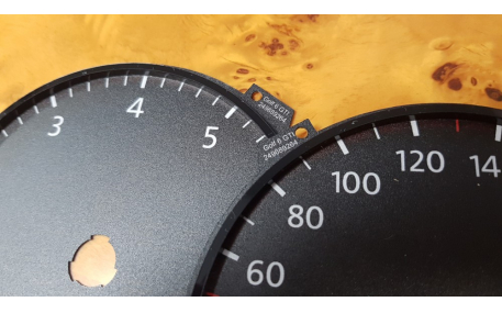 Шкалы приборов Volkswagen Golf 6