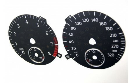 Шкалы приборов Volkswagen Golf 6