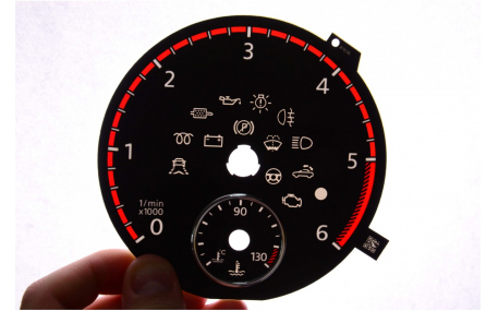 Шкалы приборов Volkswagen Golf 6