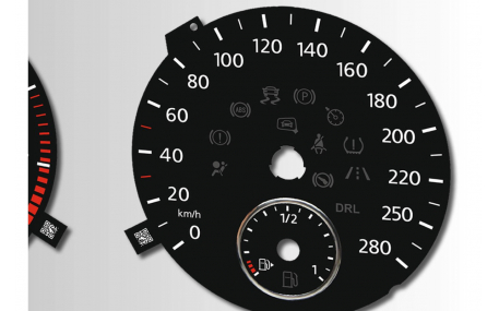 Шкалы приборов Volkswagen Passat CC