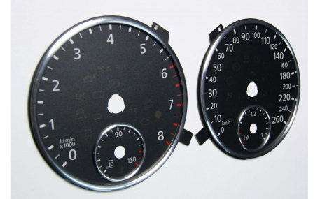 Шкалы приборов Volkswagen Tiguan