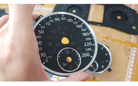 Шкалы приборов Volkswagen Tiguan