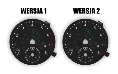 Шкалы приборов Volkswagen Tiguan