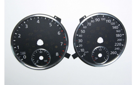 Шкалы приборов Volkswagen Tiguan