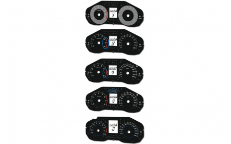 Шкалы приборов Subaru Forester