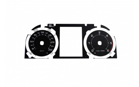 Шкалы приборов Range Rover Evoque