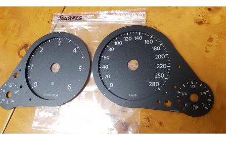 Шкалы приборов Volkswagen Touareg