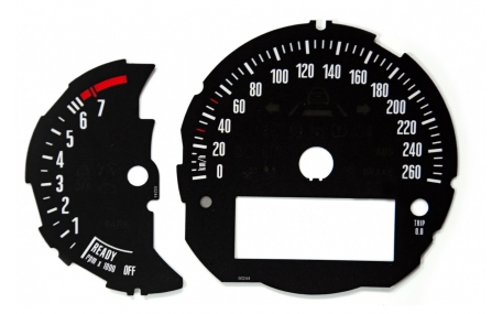 Шкалы приборов Mini Cooper