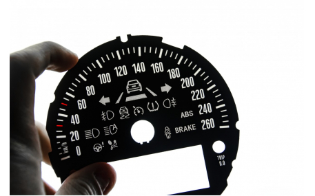 Шкалы приборов Mini Cooper