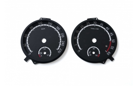 Шкалы приборов Skoda Octavia A7