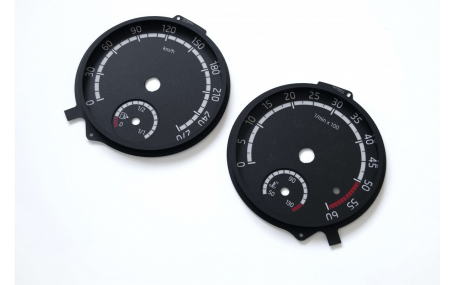 Шкалы приборов Skoda Octavia A7