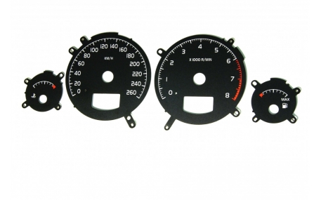 Шкалы приборов Volvo S60/V70/XC70