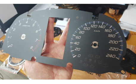 Шкалы приборов Mitsubishi Outlander