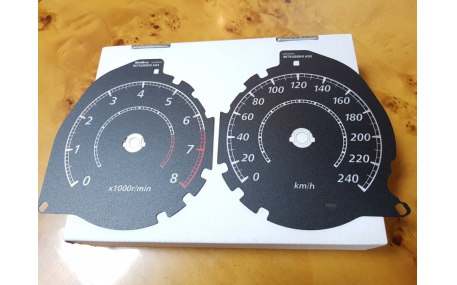 Шкалы приборов Mitsubishi ASX