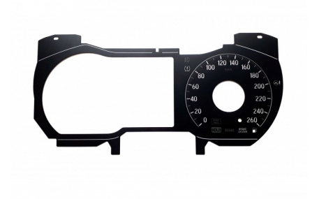 Шкалы приборов Honda Accord