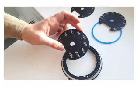 Шкалы приборов Audi A3 8P