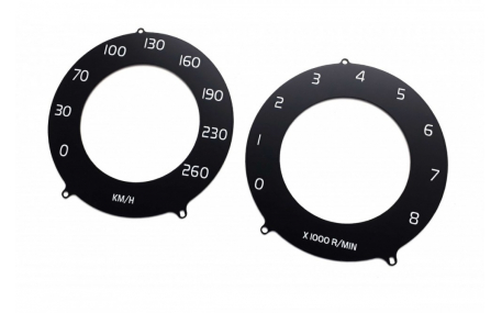 Шкалы приборов Volvo S60/V70/XC70