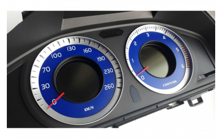 Шкалы приборов Volvo S60/V70/XC70