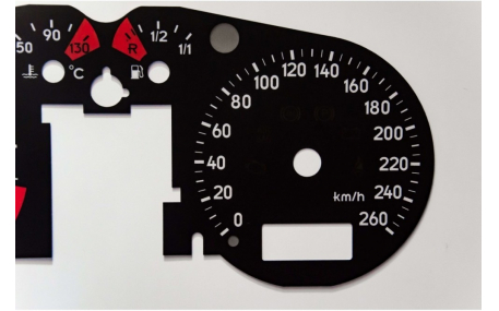 Шкалы приборов Audi TT