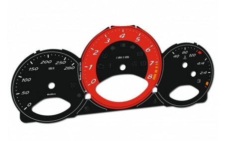 Шкалы приборов Porsche Boxter 986