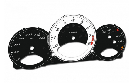 Шкалы приборов Porsche Boxter 986