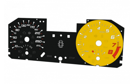 Шкалы приборов Renault Megane
