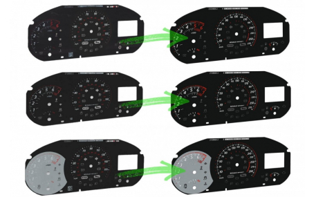 Шкалы приборов Renault Megane