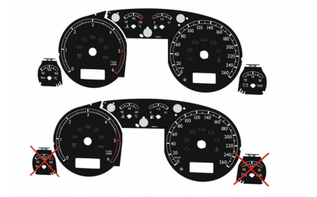 Шкалы приборов Seat