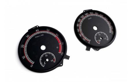 Шкалы приборов Skoda Octavia A7