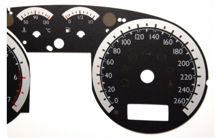 Шкалы приборов Volkswagen Golf